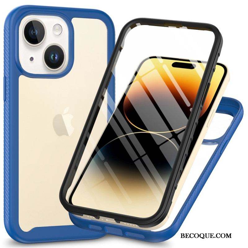 Coque iPhone 15 Plus Transparente avec Film pour Écran