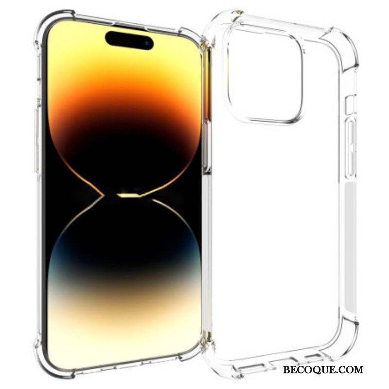 Coque iPhone 15 Pro Transparente avec Coins Renforcés