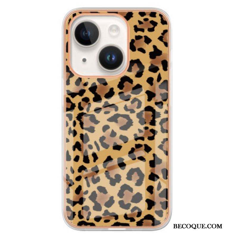 Coque iPhone 15 Pus Léopard