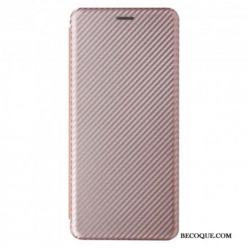 Flip Cover Moto G100 Silicone Carbone