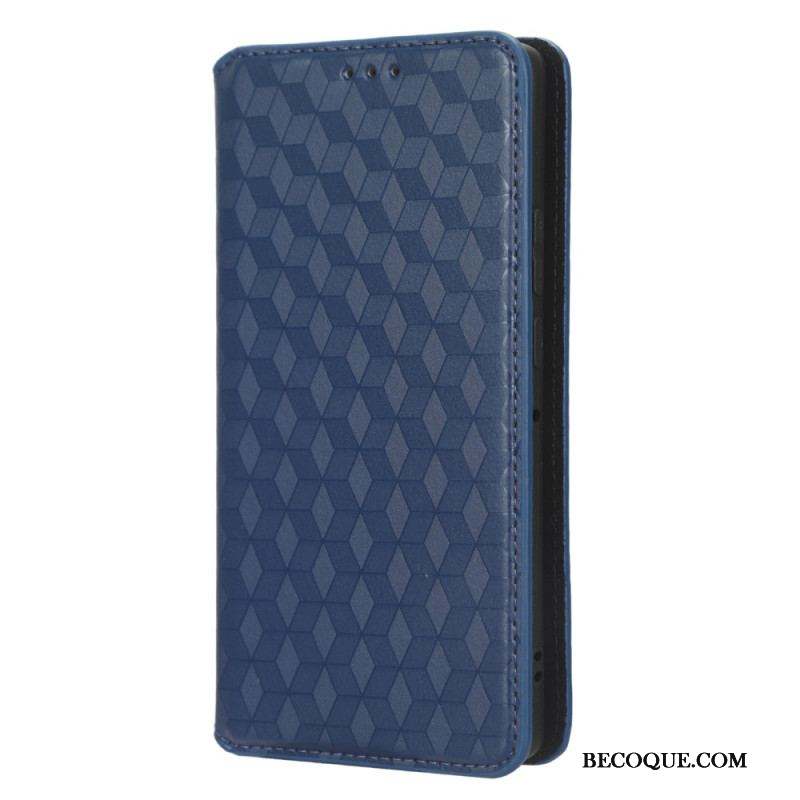 Flip Cover Motorola Edge 40 Pro Motif 3D