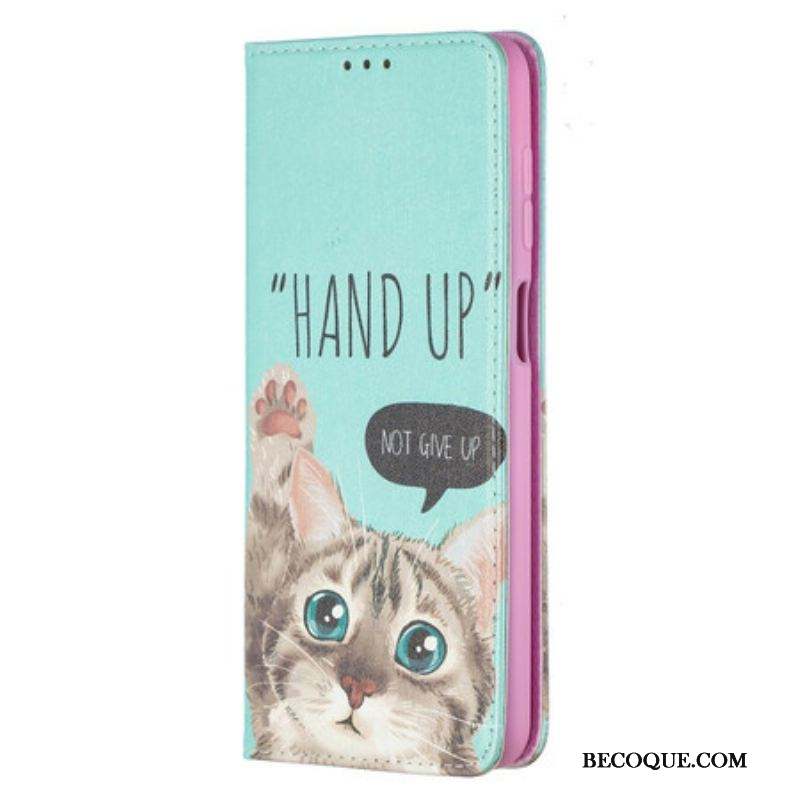 Flip Cover Samsung Galaxy A12 / M12 Hand Up