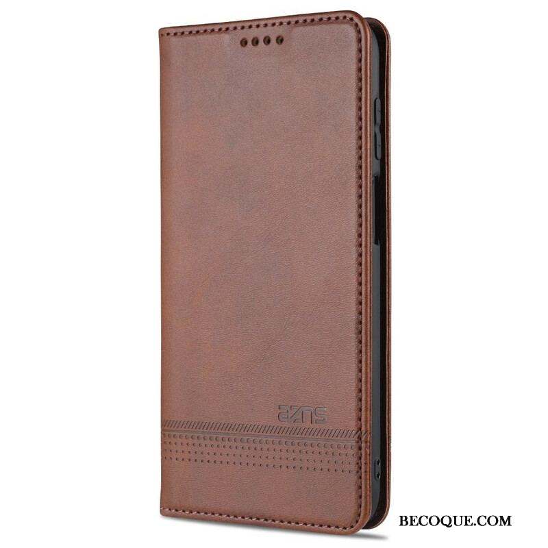 Flip Cover Samsung Galaxy M51 Style Cuir AZNS