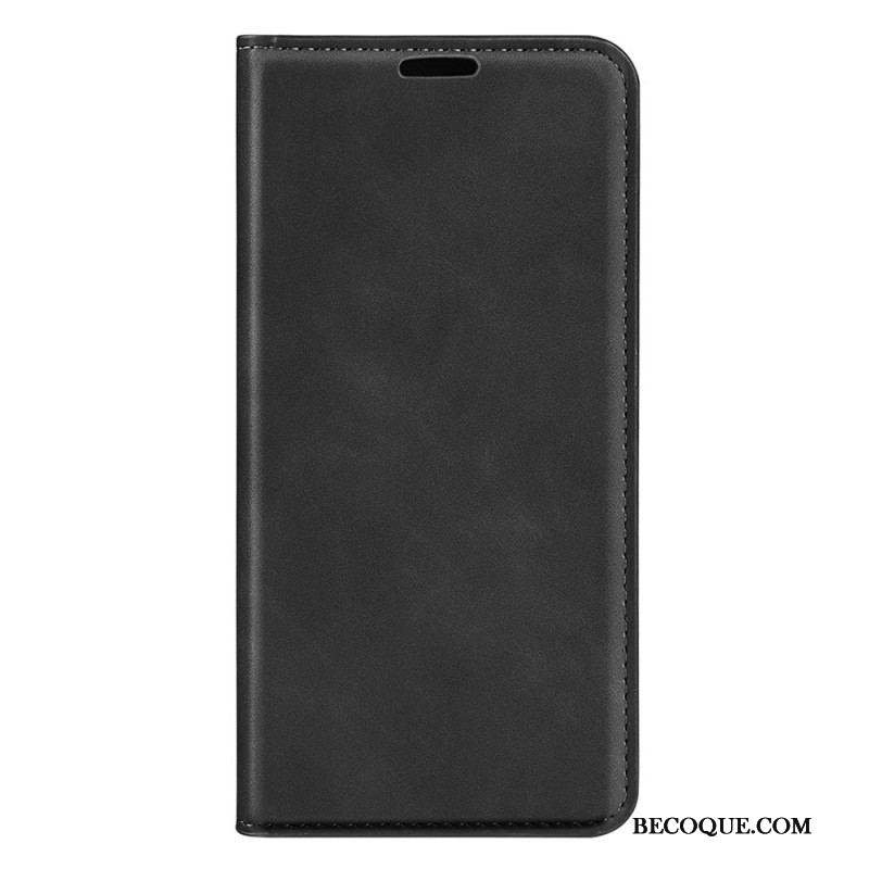 Flip Cover Samsung Galaxy M52 5G Cuir Biscoté