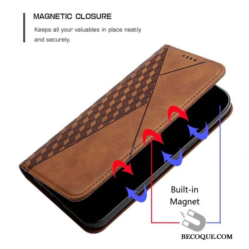 Flip Cover Samsung Galaxy S20 Plus / S20 Plus 5G Effet Cuir Géo