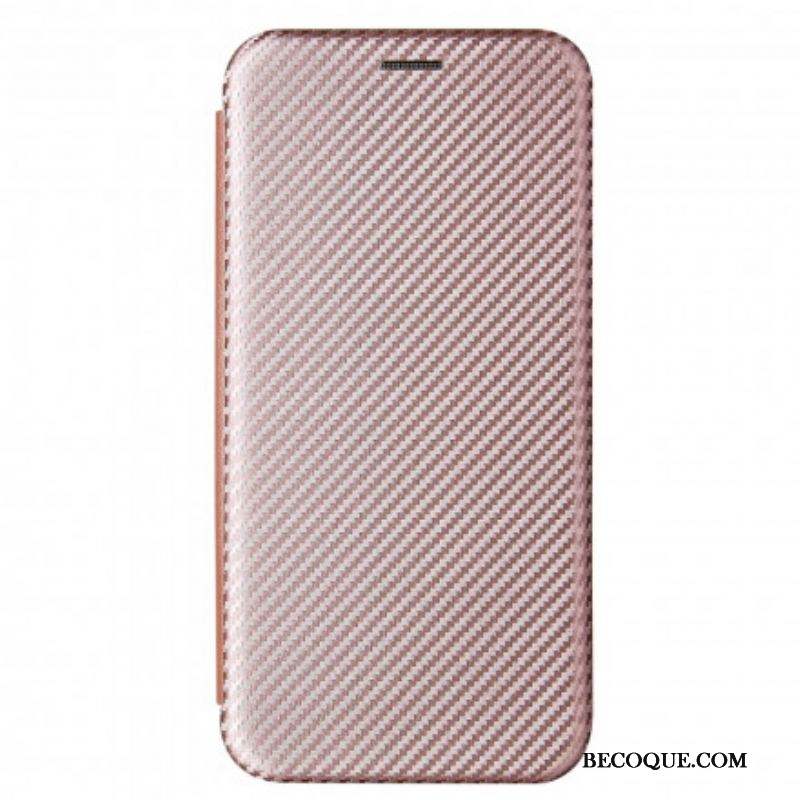 Flip Cover Samsung Galaxy S21 Plus 5G Fibre Carbone