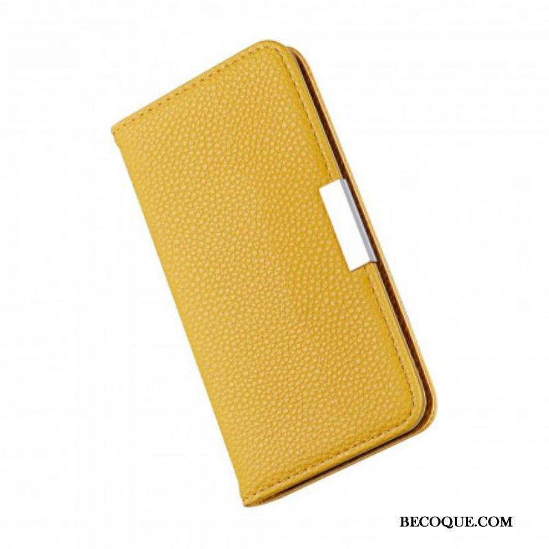 Flip Cover Samsung Galaxy S21 Plus 5G Simili Cuir Litchi Ultra Chic