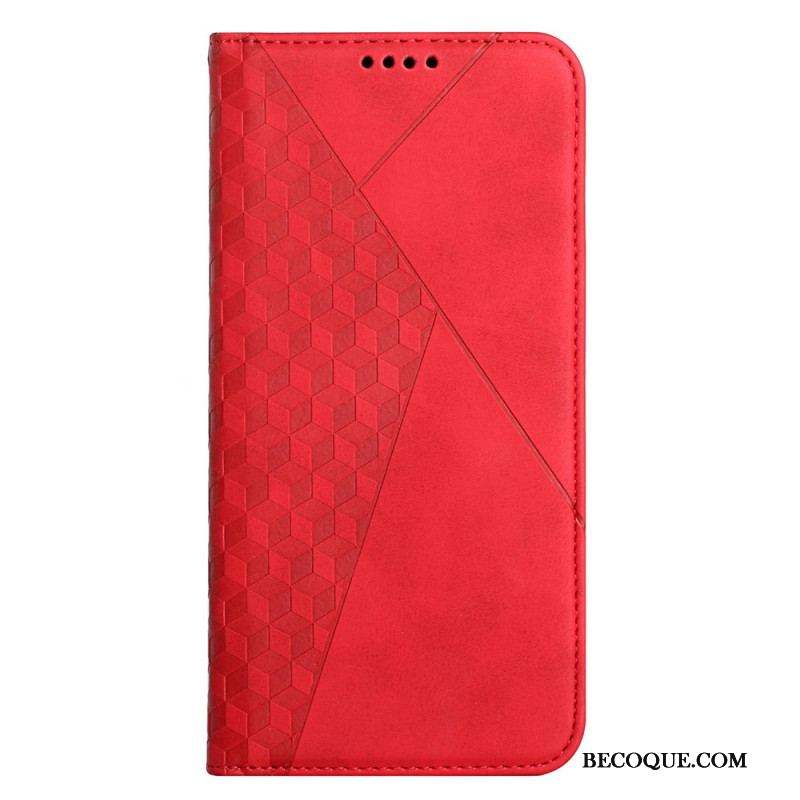 Flip Cover Samsung Galaxy S22 5G Style Cuir Texture Diamant