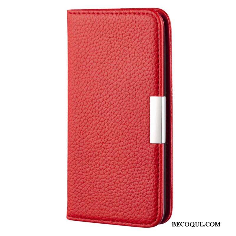 Flip Cover Samsung Galaxy S22 Plus 5G Simili Cuir Litchi Ultra Chic