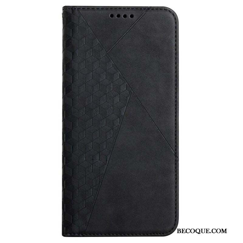 Flip Cover Samsung Galaxy S22 Ultra 5G Effet Cuir Géo