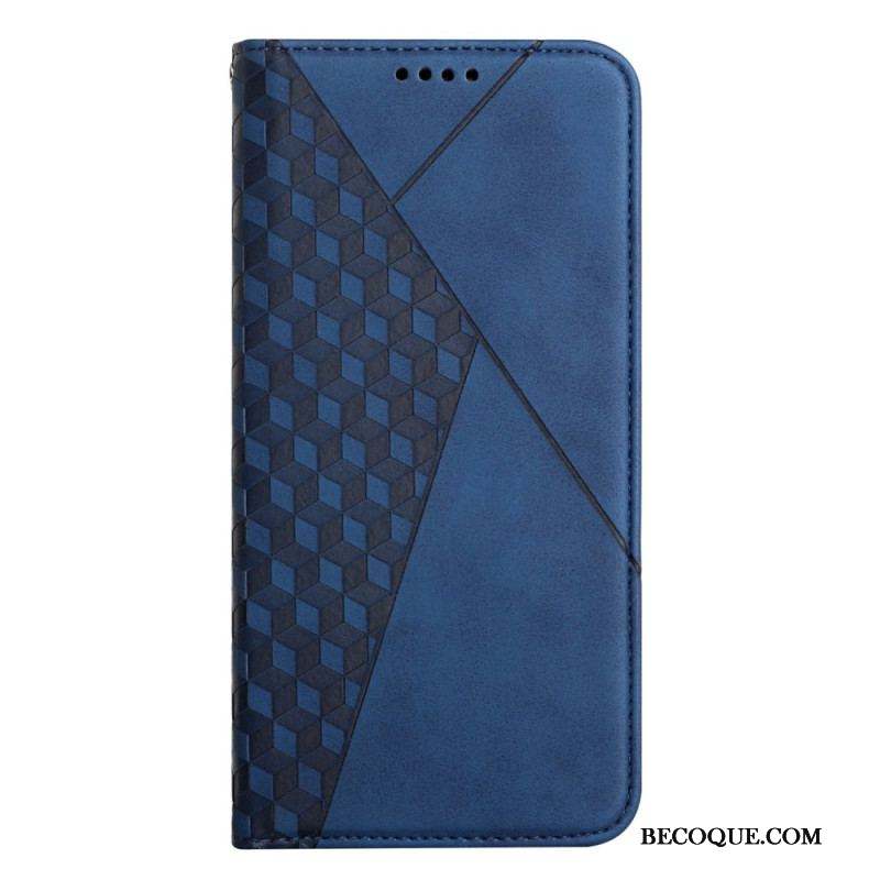 Flip Cover Samsung Galaxy S23 5G Style Cuir Motif 3D