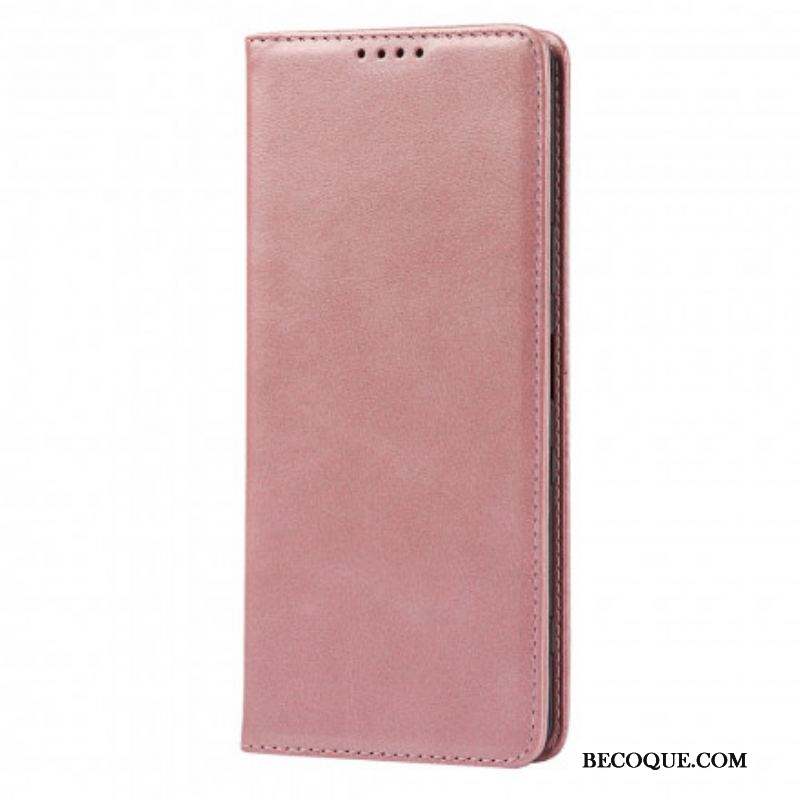 Flip Cover Sony Xperia 1 III Cuir Véritable Classique