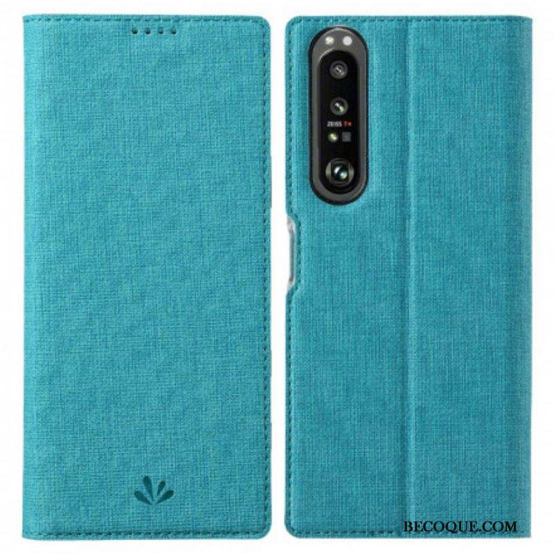 Flip Cover Sony Xperia 1 III Texturée VILI DMX