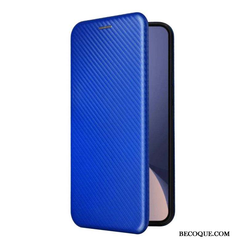 Flip Cover Xiaomi 13 Pro Fibre Carbone