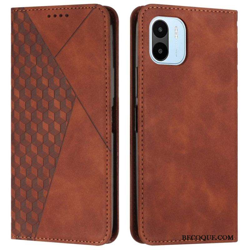 Flip Cover Xiaomi Redmi A1 Skin-Touch style Cubique