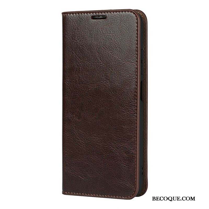 Flip Cover Xiaomi Redmi Note 10 5G / Poco M3 Pro 5G Cuir Véritable