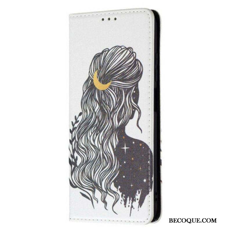 Flip Cover Xiaomi Redmi Note 10 5G / Poco M3 Pro 5G Jolie Chevelure