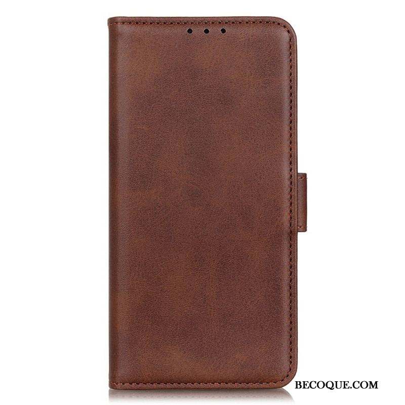 Flip Cover Xiaomi Redmi Note 12 4G Cuir Fendu Élégance