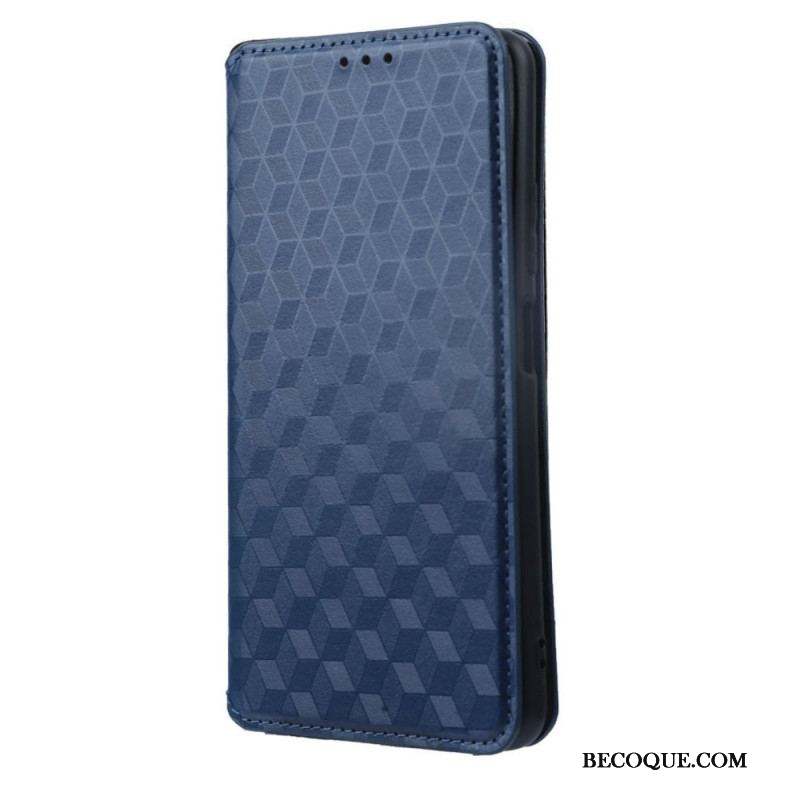 Flip Cover Xiaomi Redmi Note 12/Poco X5 5G Motif 3D