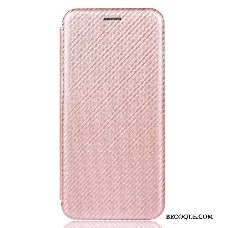 Flip Cover iPhone 13 Pro Max Fibre Carbone