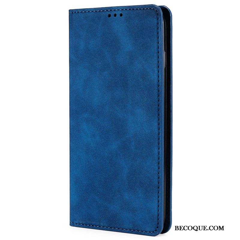 Flip Cover iPhone 14 Plus Simili Cuir Élégance