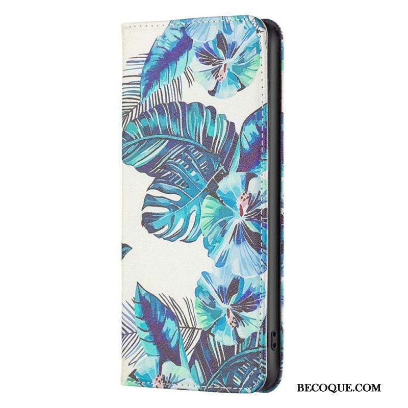 Flip Cover iPhone 14 Pro Feuilles