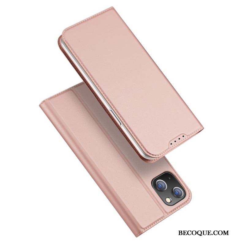 Flip Cover iPhone 15 Plus Skin-Pro series Dux Ducis