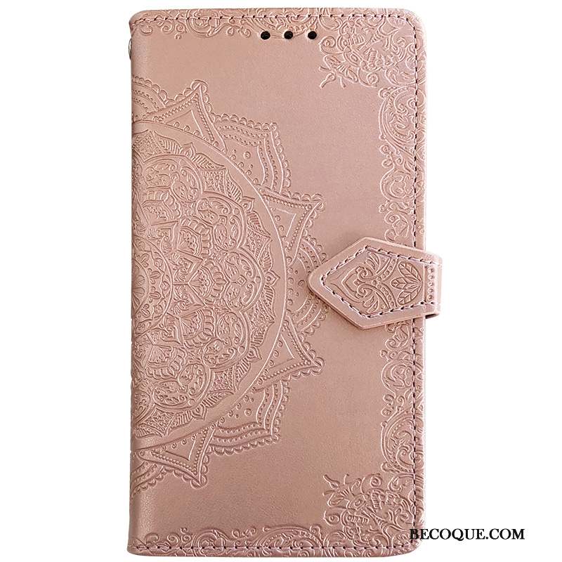 Honor 30 Coque De Téléphone Rose Housse Tout Compris Ornements Suspendus Étui En Cuir