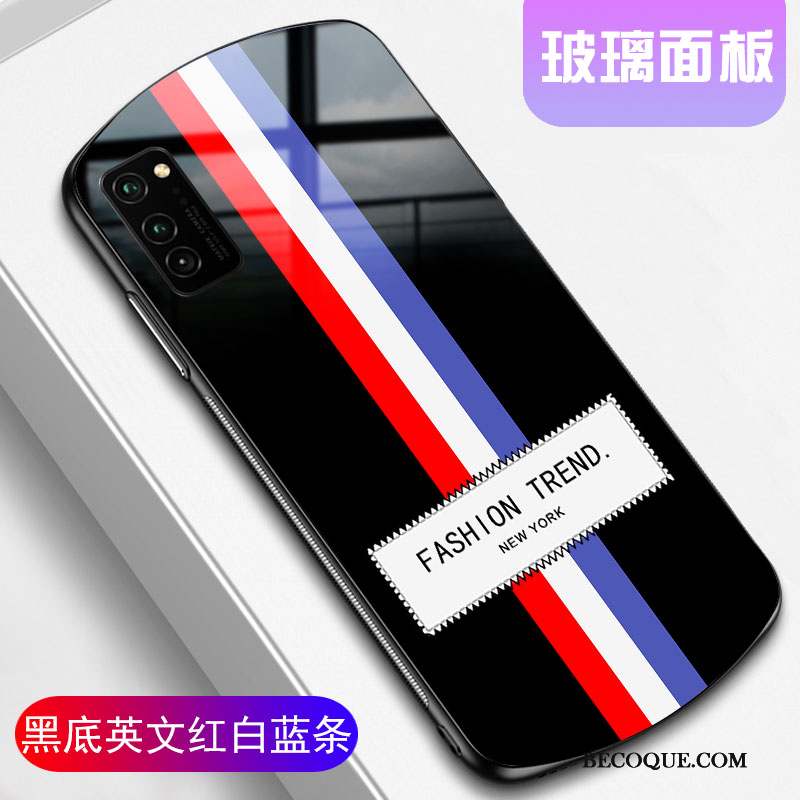 Honor 30 Pro Coque Incassable Arc Tout Compris Marque De Tendance Net Rouge Blanc