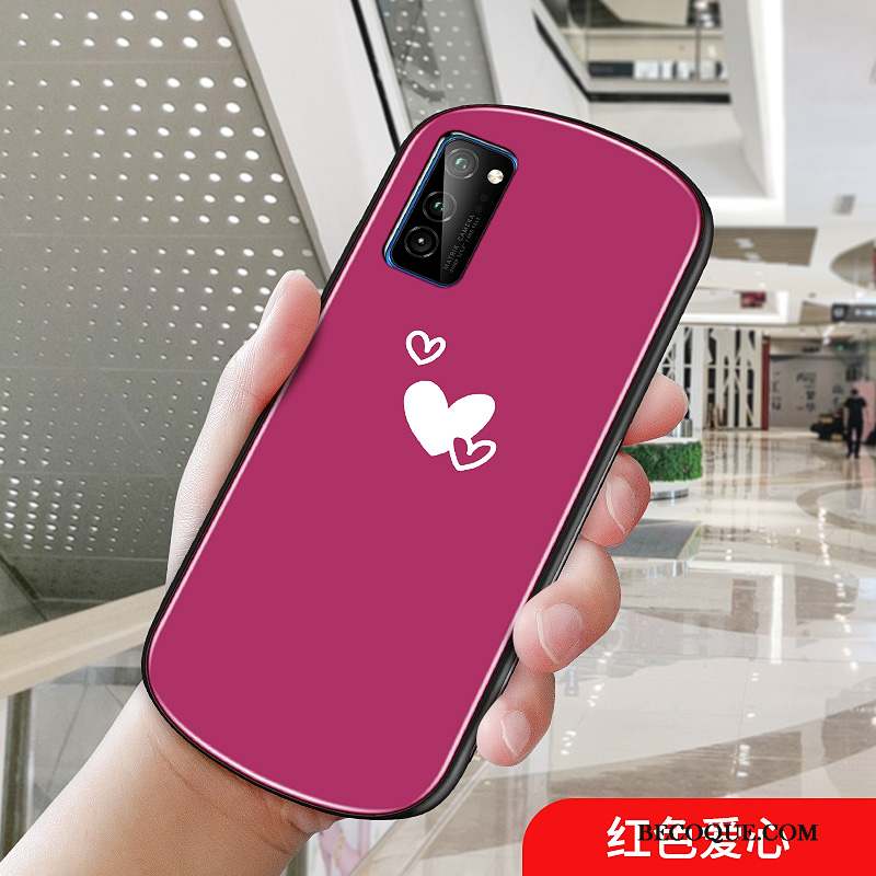 Honor 30 Pro Coque Rouge Tendance Mode Protection Vent Étui