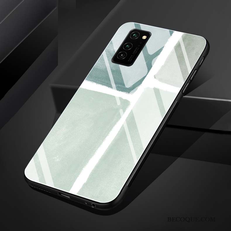 Honor 30 Pro Verre Coque De Téléphone Étui Silicone Clair Vert