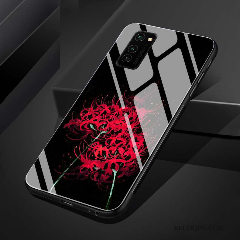 Honor 30 Pro Vintage Coque De Téléphone Noir Style Chinois Étui Silicone