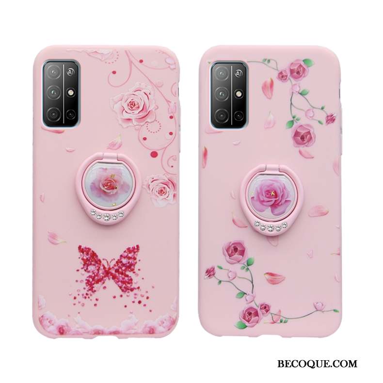 Honor 30s Coque De Téléphone Fluide Doux Délavé En Daim Protection Tout Compris Étui