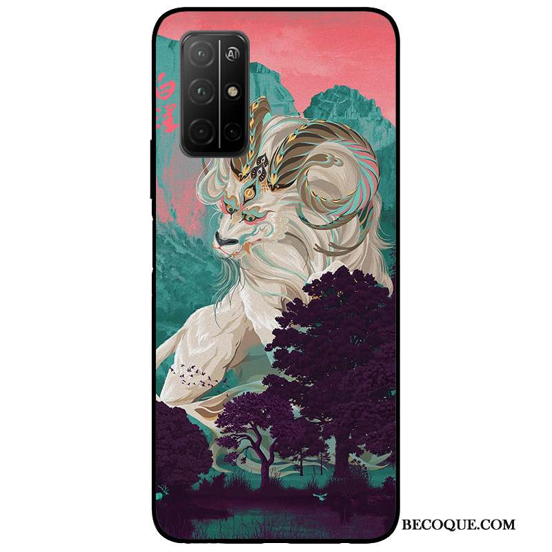 Honor 30s Coque Vent Fluide Doux Art Étui Vintage Incassable