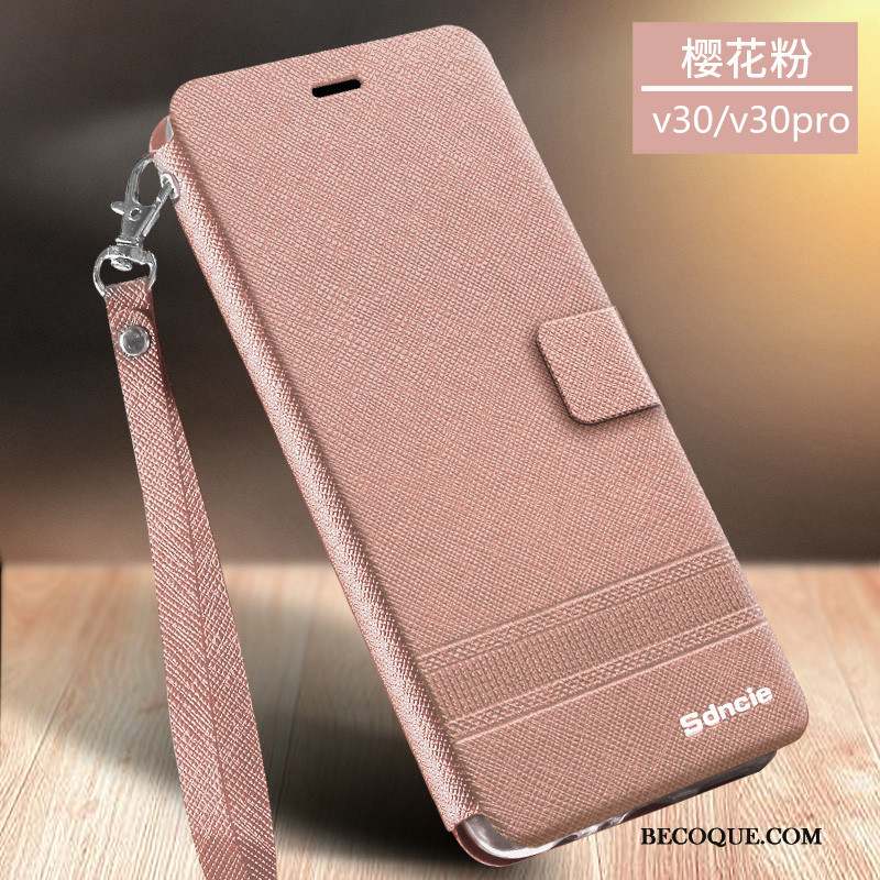 Honor View30 Incassable Coque De Téléphone Clamshell Fluide Doux Étui Étui En Cuir