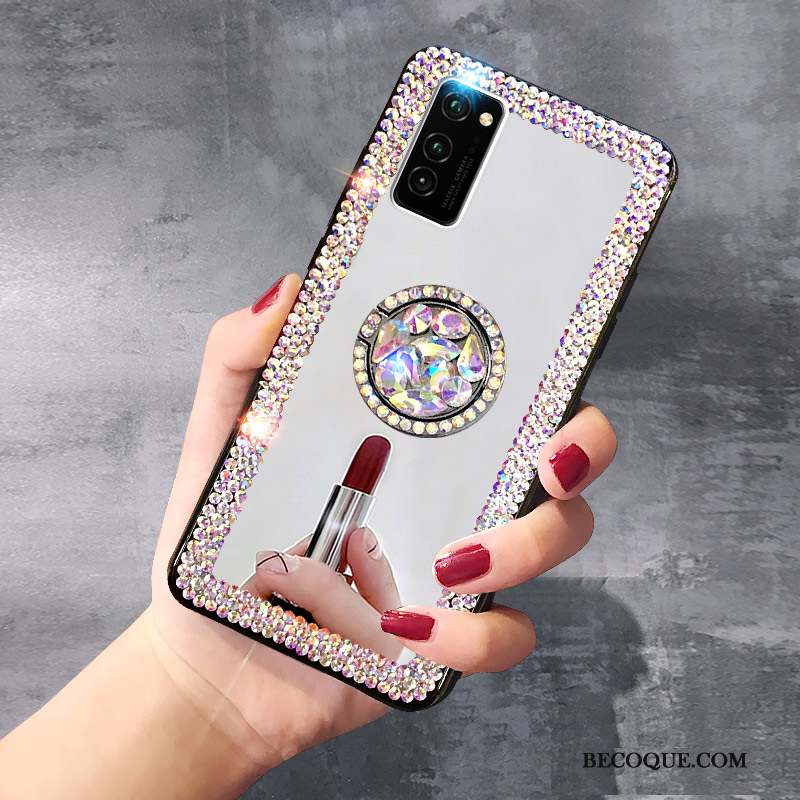 Honor View30 Luxe Blanc Net Rouge Coque De Téléphone Étui Tendance