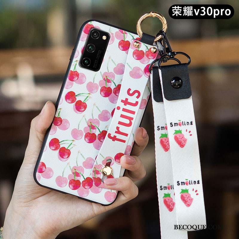 Honor View30 Pro Frais Art Simple Coque Fluide Doux Tendance