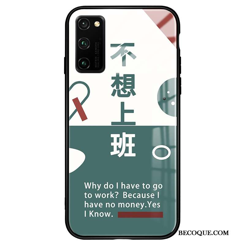 Honor View30 Pro Tout Compris Net Rouge Protection Coque De Téléphone Miroir Étui