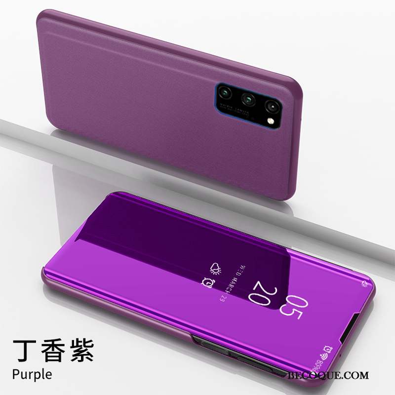 Honor View30 Pro Tout Compris Tempérer Coque Housse Personnalité Violet