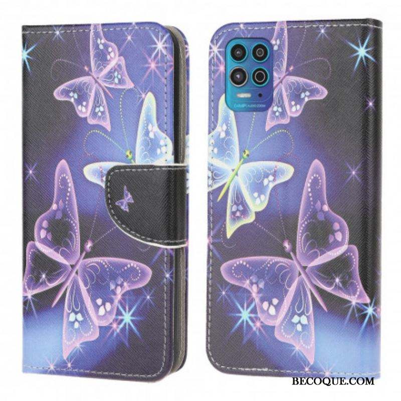 Housse Moto G100 Butterflies