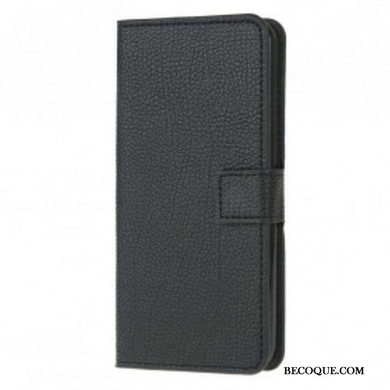 Housse Moto G30 / Moto G10 Effet Cuir Grain Litchi