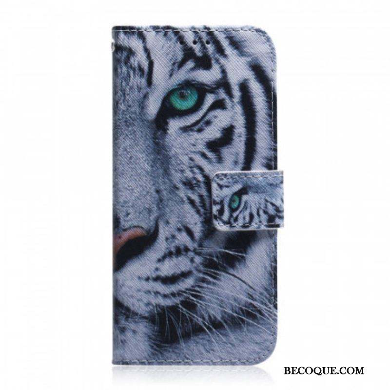 Housse Moto G41 / G31 Face de Tigre