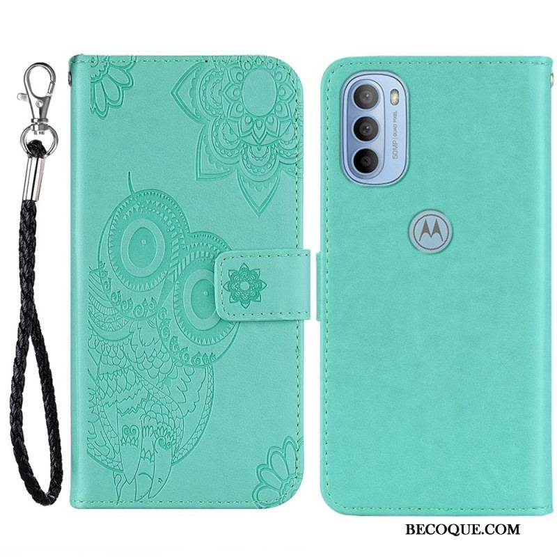 Housse Moto G41 / G31 Hibou Mandala