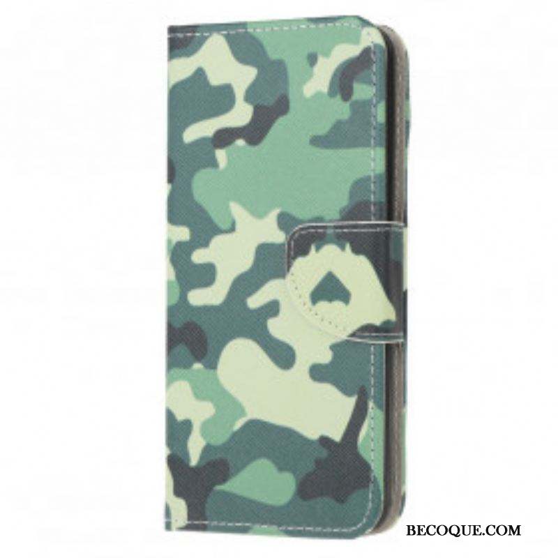 Housse Moto G50 Camouflage Militaire