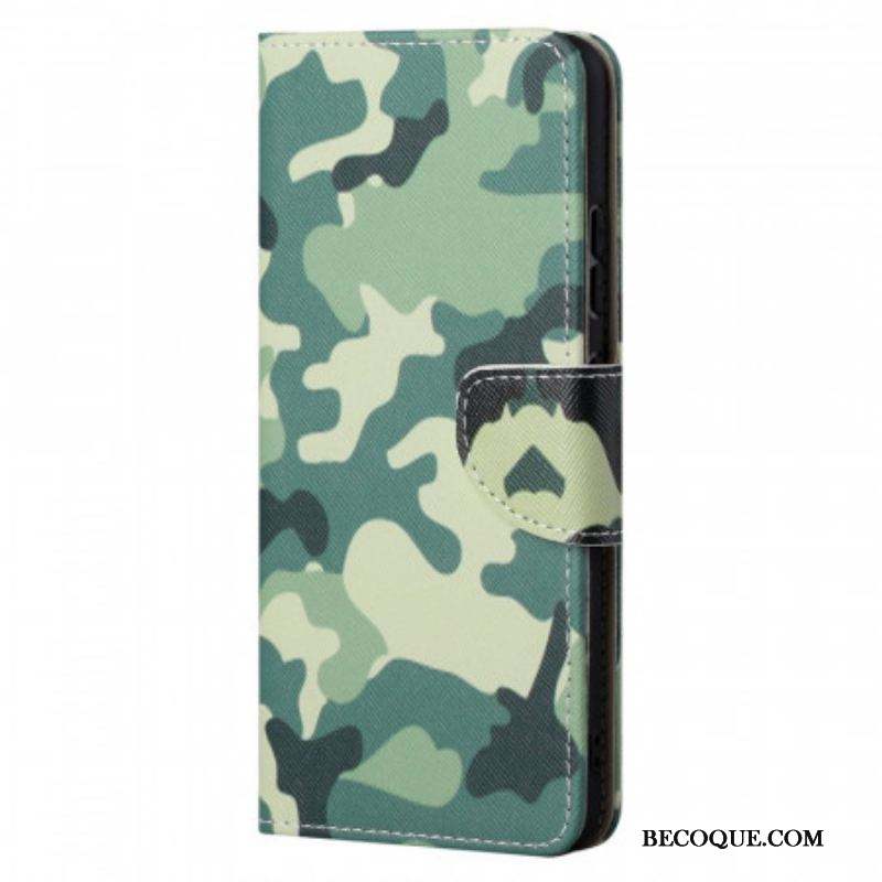 Housse Moto G71 5G Camouflage Militaire