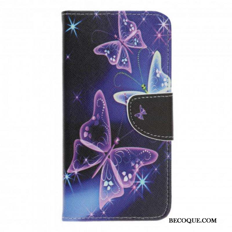 Housse Motorola Edge 20 Lite Butterflies