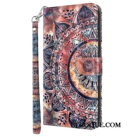 Housse Samsung Galaxy A16 4G / 5G Mandala Coloré à Lanière