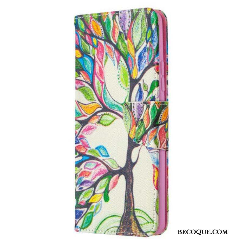 Housse Samsung Galaxy A42 5G Arbre Coloré