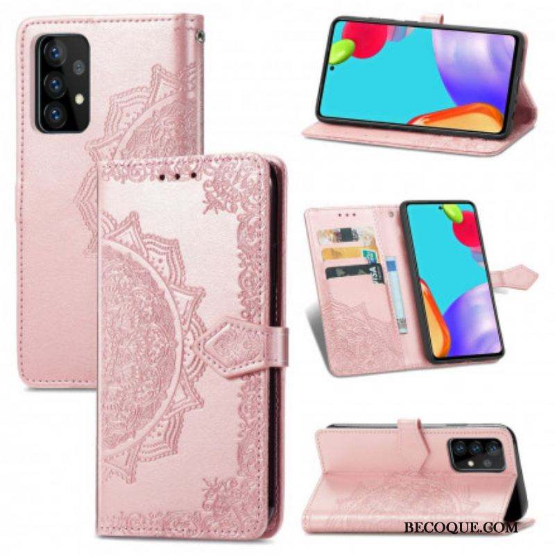 Housse Samsung Galaxy A52 4G / A52 5G / A52s 5G Mandala Moyen Age