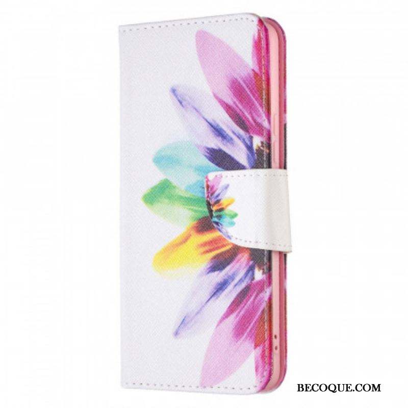 Housse Samsung Galaxy A53 5G Fleur Aquarelle